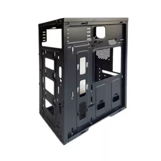 Cabinet EUROCASE ML N6-500B, Midi Tower, 2x USB 3.0, 2x audio, fără sursă de alimentare