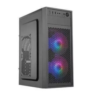 Cabinet EUROCASE ML N6-530B, Midi Tower, 2x USB 3.0, 2x audio, fără sursă de alimentare
