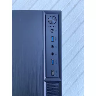 Carcasa EUROCASE MC MF-320B, Micro Tower, 1xUSB-C, 2xUSB 3.0, 2x audio, fara sursa
