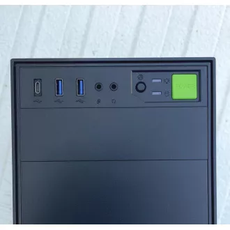 EUROCASE ML N6-500B, Midi Tower, 1xUSB-C, 2xUSB 3.0, 2x audio, fără sursă de alimentare