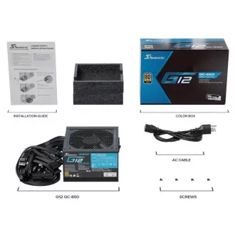 Sursă SEASONIC 850W G12-GC, 80+ Gold, 120mm