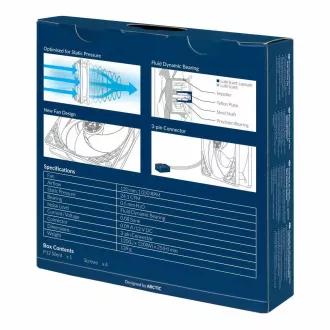 Ventilator ARCTIC P12 Silent, 120mm, 3-pini, 12V Ventilator ARCTIC P12 Silent, 120mm, 3-pini, 12V