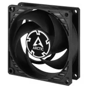 Ventilator ARCTIC P8 Silent, 80 mm, 3 pini, negru