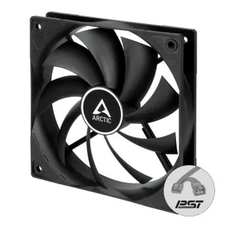 Ventilator ARCTIC F12 PWM PST, 120 mm, 4 pini, PWM, negru Ventilator ARCTIC F12 PWM PST, 120 mm, 4 pini, PWM, negru
