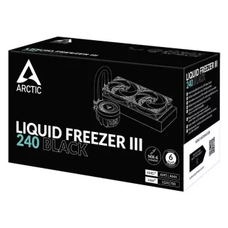 ARCTIC Răcitor de apă Liquid Freezer III 240, 2x120mm, AM5, LGA1851, negru