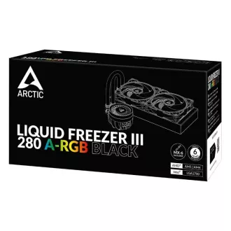 ARCTIC Răcitor de apă Liquid Freezer III 280 ARGB, 2x140mm, AM5, LGA1851, negru