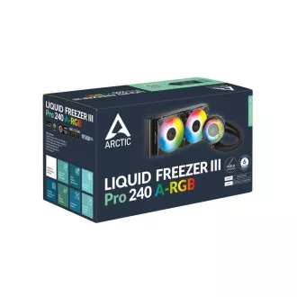 Răcitor de apă ARCTIC Liquid Freezer III 240 Pro ARGB, 2x120mm, AM5, LGA1851, negru