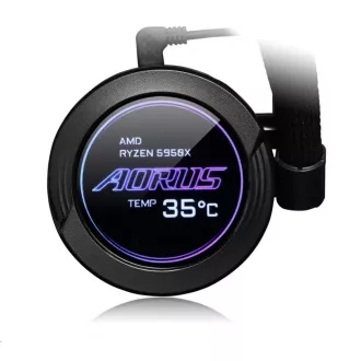 Răcitor de apă GIGABYTE AORUS WATERFORCE X 360, 120mm ARGB, ecran LCD Răcitor de apă GIGABYTE AORUS WATERFORCE X 360, 120mm ARGB, ecran LCD