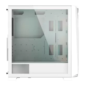Carcasă GIGABYTE GB-C301GW, hub ARGB, panou lateral transparent, Mid-tower, 4 ventilatoare ARGB, albă