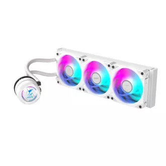 Răcitor de apă GIGABYTE AORUS WATERFORCE II 360I, 3x120mm, ARGB, LGA1851, AM5, Alb