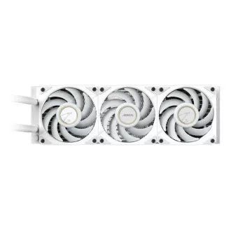 Răcitor de apă GIGABYTE AORUS WATERFORCE X II 360I, 3x 120mm, ARGB, Display LCD, LGA1851, AM5, Alb