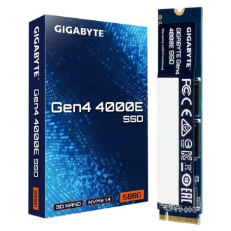 SSD GIGABYTE 500GB 4000E, PCIe Gen4x4, M.2 2280, (R:3600MB/s, W:3000MB/s)