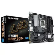 Placă de bază GIGABYTE B760M D3HP DDR4, Intel B760, 4xDDR4, 1xDP, 1xHDMI, 1xVGA, mATX
