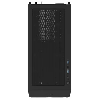 Carcasă GIGABYTE GB-C102G, Mid Tower, 2x USB 3.0, Panou lateral transparent, 2x Ventilatoare 120mm, neagră
