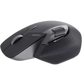 Mouse RAPOO MT760L Multi-mod, fără fir, optic, gri-negru