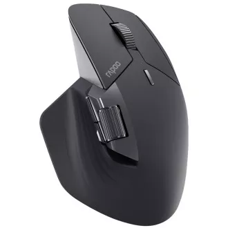 Mouse RAPOO MT760L Multi-mod, fără fir, optic, gri-negru