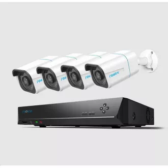 Set de camere de securitate REOLINK NVS8-8MB4, RLK8-800B4, 4x Cameră, 8MP, 2TB