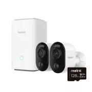 REOLINK Home Hub, 2x Argus Series B310 + card microSD de 128 GB
