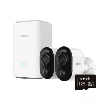 REOLINK Home Hub, 2x Argus Series B310 + card microSD de 128 GB