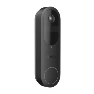 Sonerie video de securitate REOLINK D340B, 4MP, 2K, WiFi, neagră