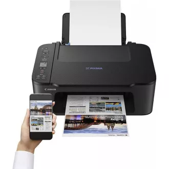 Imprimantă Canon PIXMA TS3450 negru - color, MF (imprimare, copiator, scanare, cloud), USB, Wi-Fi