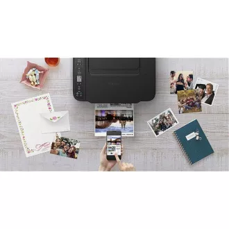 Imprimantă Canon PIXMA TS3450 negru - color, MF (imprimare, copiator, scanare, cloud), USB, Wi-Fi