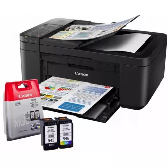 Imprimantă Canon PIXMA TR4650 negru-color, MF (imprimare, copiator, scanare, cloud), ADF, USB, Wi-Fi