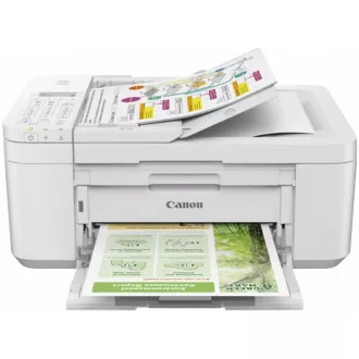 Imprimantă Canon PIXMA TR4651 alb-color, MF (imprimare, copiator, scanare, cloud), ADF, USB, Wi-Fi, Bluetooth
