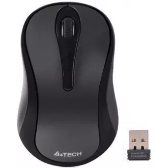 A4tech G3-280N, V-Track, mouse optic fără fir, 2,4 GHz, rază de 10 m, gri-negru