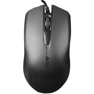 A4tech OP-760 Black, mouse, 1 rotiță, 3 butoane, USB, negru