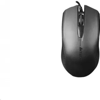 A4tech OP-760 Black, mouse, 1 rotiță, 3 butoane, USB, negru