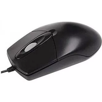 A4tech OP-760 Black, mouse, 1 rotiță, 3 butoane, USB, negru
