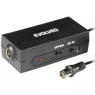 EVOLVEO Amp 1, amplificator antenă FM/DAB+/DVB-T2, filtru LTE, 4G, 5G