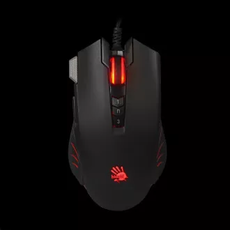 Mouse pentru gaming A4tech BLOODY V9M, până la 4000 DPI, tehnologie V-Track, memorie de 160 KB, USB, CORE 2, plăcuțe metalice