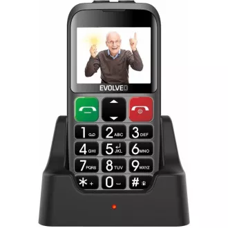 EVOLVEO EasyPhone EB, telefon mobil pentru seniori cu suport de incarcare, rosu EVOLVEO EasyPhone EB, telefon mobil pentru seniori cu suport de incarcare, rosu