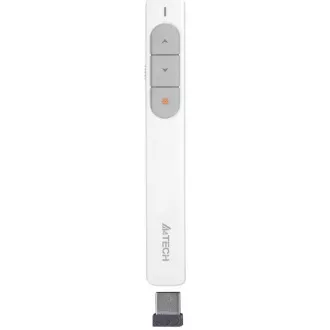 Prezentator și pointer laser wireless A4tech 2.4G, alb