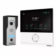 EVOLVEO DoorPhone AHD7, Set videophone home WiFi cu monitor alb pentru control poarta sau usa