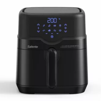 Salente HotAir, friteuza 2 in 1 cu aer cald, 4, 3 l, negru