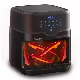 Salente HotAir, friteuza 2 in 1 cu aer cald, 4, 3 l, negru