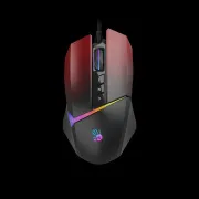 A4tech Bloody Mouse W60 Max activat, mouse pentru jocuri cu iluminare din spate, 12000 DPI, USB, negru-roșu