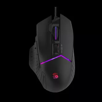 Mouse de gaming A4tech Bloody Mouse W95 Max activat, iluminat din spate, 12000 DPI, USB, Negru