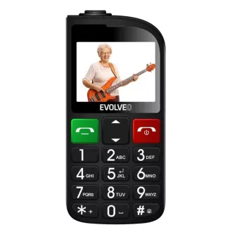 EVOLVEO Telefon mobil pentru seniori cu suport de incarcare EasyPhone FL, negru EVOLVEO Telefon mobil pentru seniori cu suport de incarcare EasyPhone FL, negru