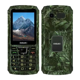 EVOLVEO StrongPhone Z6, telefon Dual SIM rezistent la apă, camuflaj de vânătoare