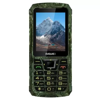 EVOLVEO StrongPhone Z6, telefon Dual SIM rezistent la apă, camuflaj de vânătoare