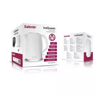 Salente IceQueen, ceainic electric 1,7 l, inox, alb