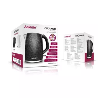 Salente IceQueen, fierbător electric 1,7 l, oțel inoxidabil, negru