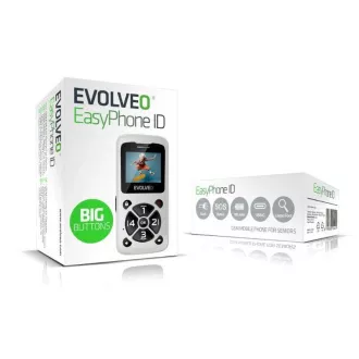 EVOLVEO Telefon mobil pentru seniori EasyPhone ID, alb