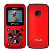 EVOLVEO Telefon mobil pentru seniori EasyPhone ID, rosu