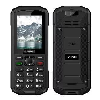 EVOLVEO StrongPhone X5, telefon Dual SIM rezistent la apă, negru-gri