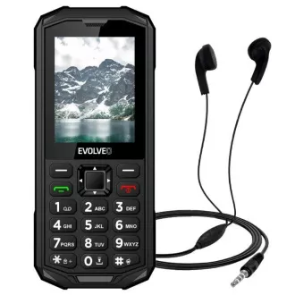 EVOLVEO StrongPhone X5, telefon Dual SIM rezistent la apă, negru-gri